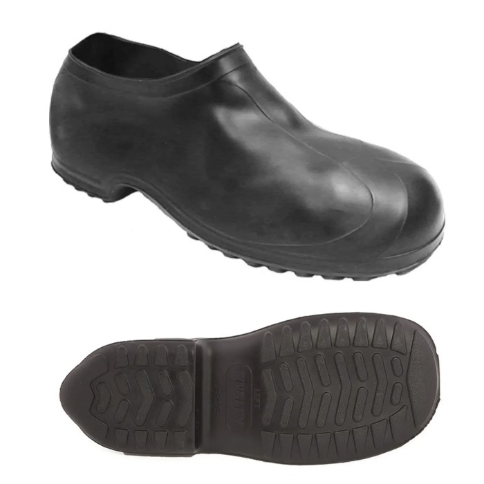 Rubbers for men's dress shoes