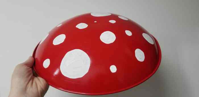 How to make a mushroom decoration