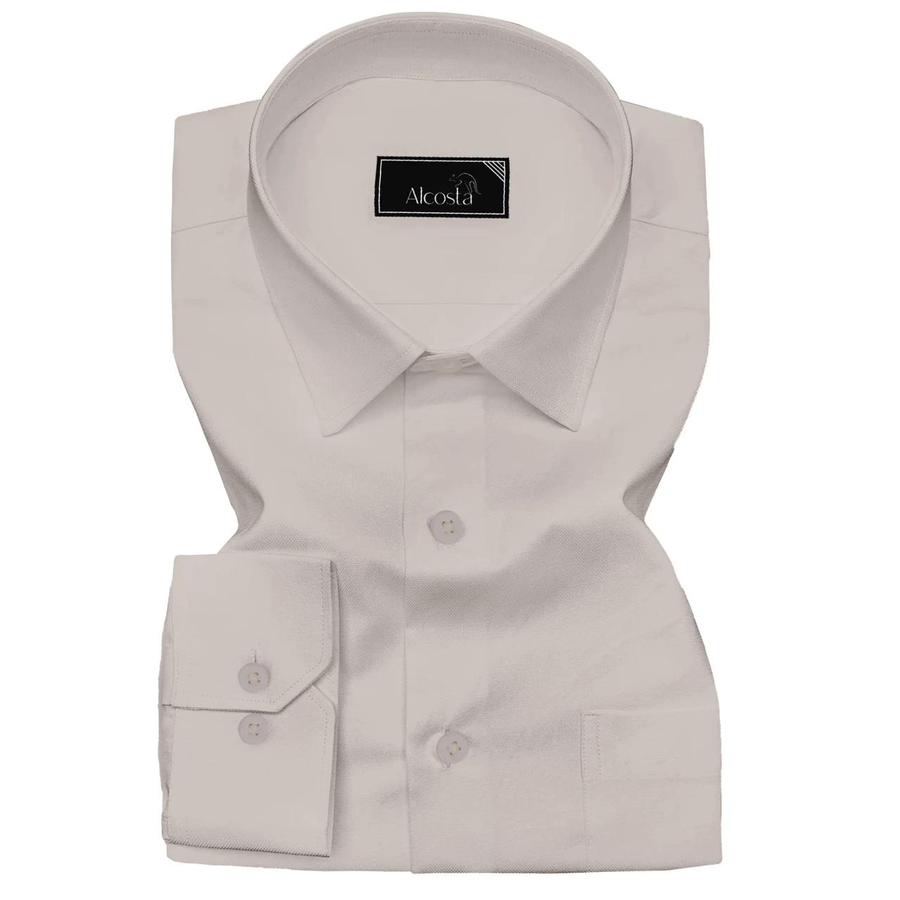 Light grey dress shirt men