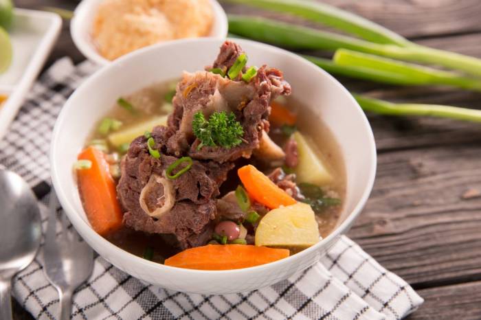 Oxtail soups spruce