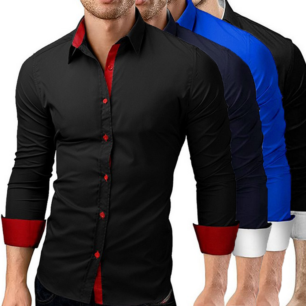 Stylish mens short sleeve dress shirts