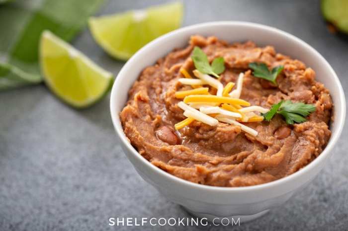 How to cook refried beans mexican style