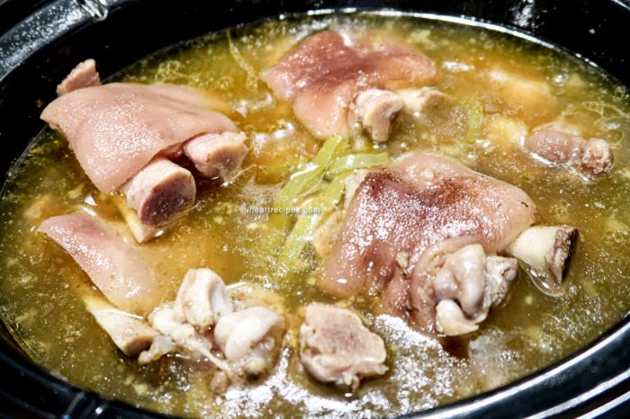 How to cook southern style pig feet