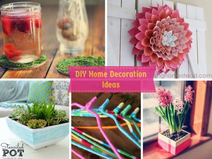 How to make handmade things for home decoration