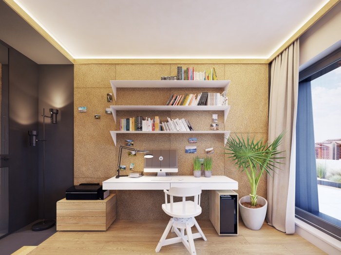 How to decorate a home office room