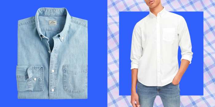 Untucked dress shirts for men