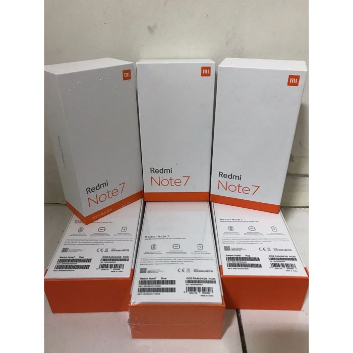 Gambar dan harga hp xiaomi redmi note 7