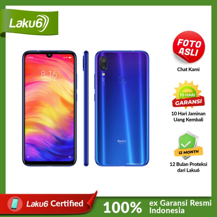 Harga hp xiaomi redmi note 7 4 64