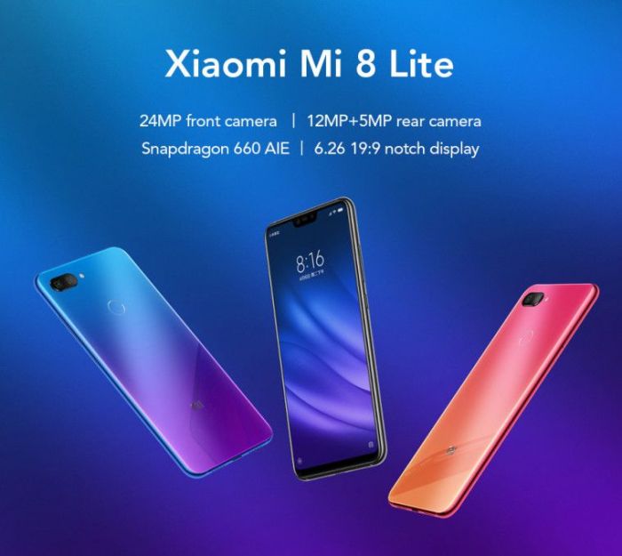 Harga hp xiaomi mi 8 lite ram 6gb