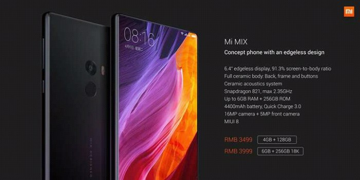 Harga hp xiaomi mi mix