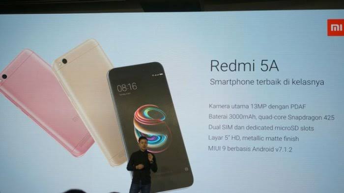 Harga hp xiaomi redmi 5a bekas