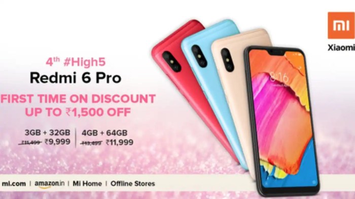 Harga hp xiaomi 6 pro ram 3gb